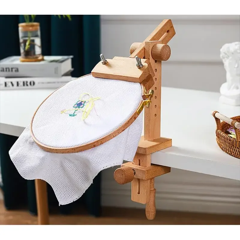 Embroidery Hoop Stand - 360 ° 회전 조절 가능한 데스크탑