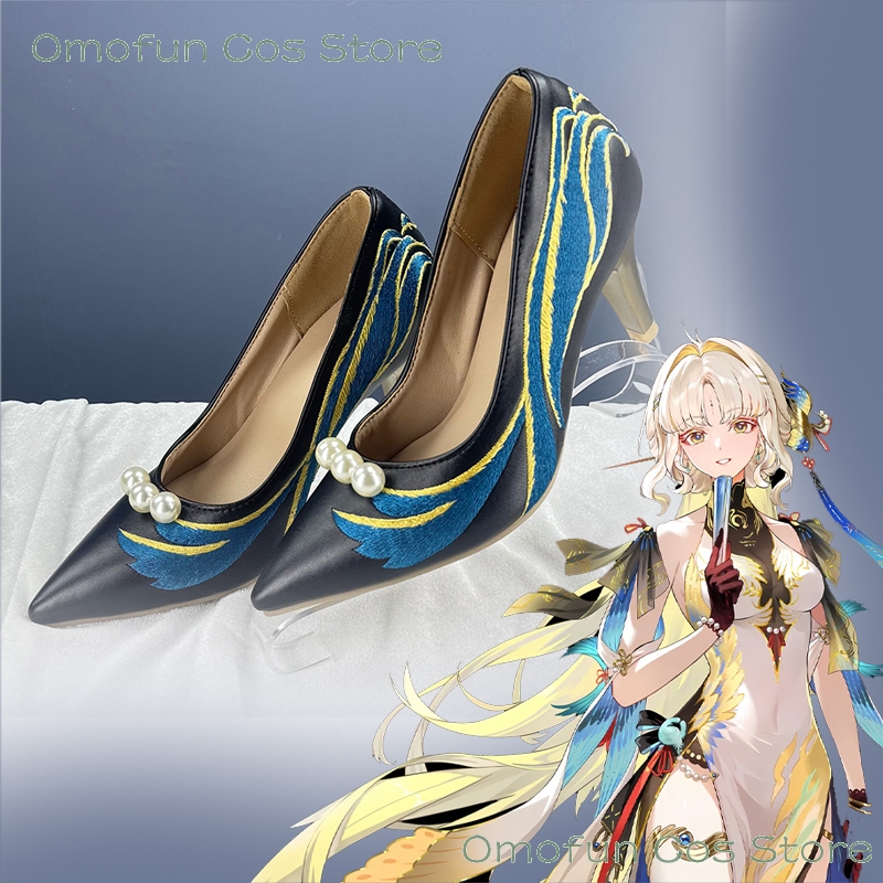 Embroidery Shoes - Wuwa Suisui 코스프레 Sui Sui Wuthering